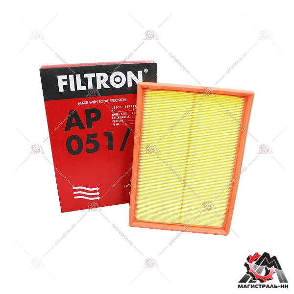 Фильтр воздушный OPEL CORSA C/COMBO/MERIVA 1.0-1.8 00- FILTRON AP 051/1 