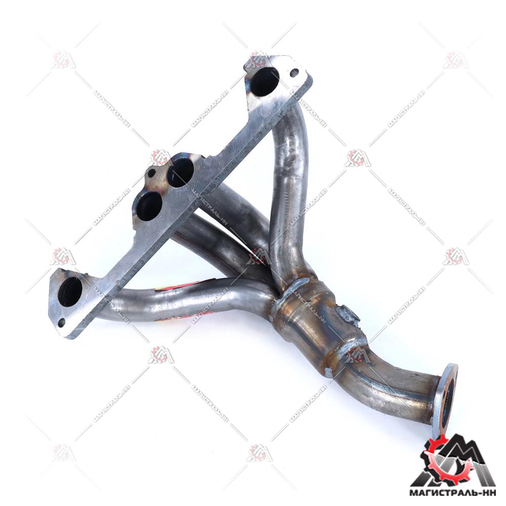 Труба приемная ВАЗ-2110-2112,1118 дв.8 кл.(1 дат.) Евро 2 (паук) Riginal