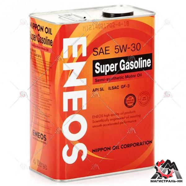 Масло ENEOS моторное 5w30 Super Gasoline SL 4л (полусинтетика)