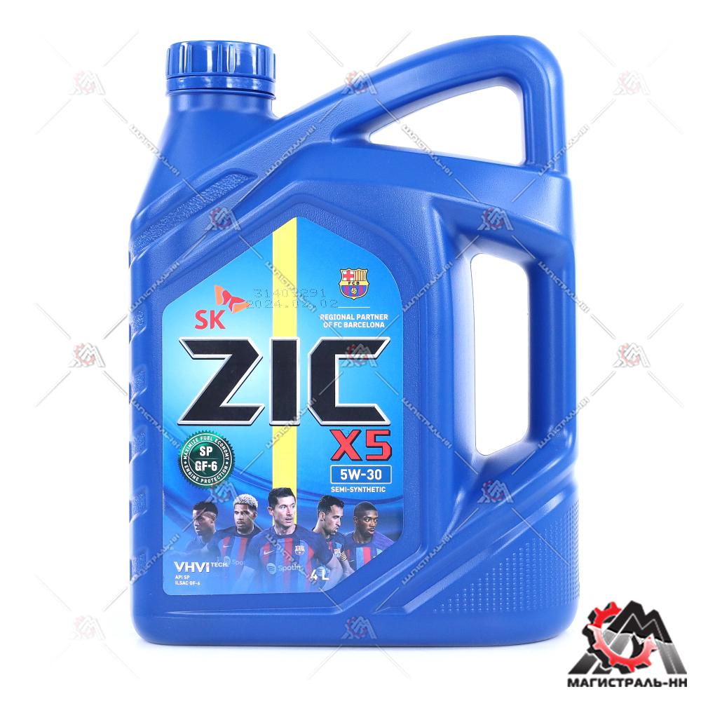 Масло ZIC A моторное 5W30 4л (полусинтетика)