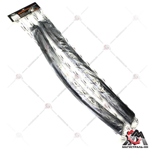 Дефлекторы боковых стекол Kia Sportage 2010-2015 (кт. 4 шт) (накладные) VORON GLASS