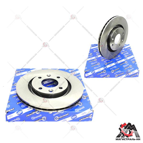 Диск тормозной Citroen C3/C4/C5/Berlingo/Peugeot 206/307/Partner пер.(гарантия 2 г) (DF4184) Riginal