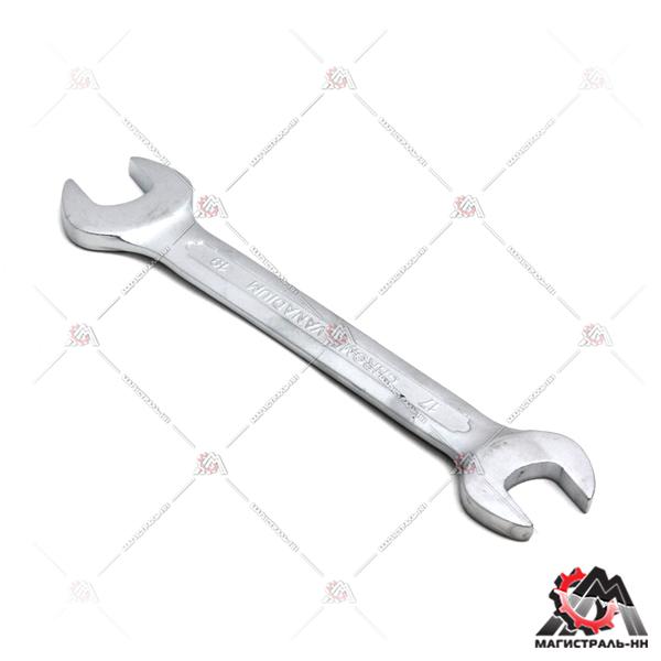 Ключ гаечный рожковый 17х19 мм (холодный штамп) CR-V (СК)