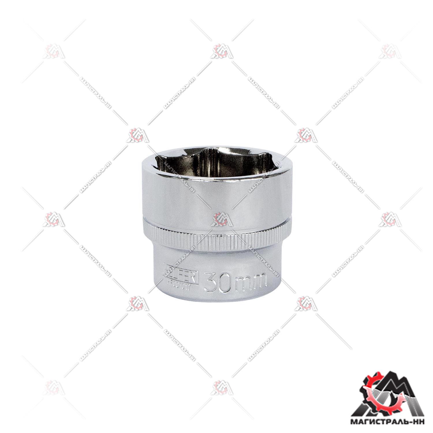 Головка 1/2" 30 мм 6 гранная HELFER