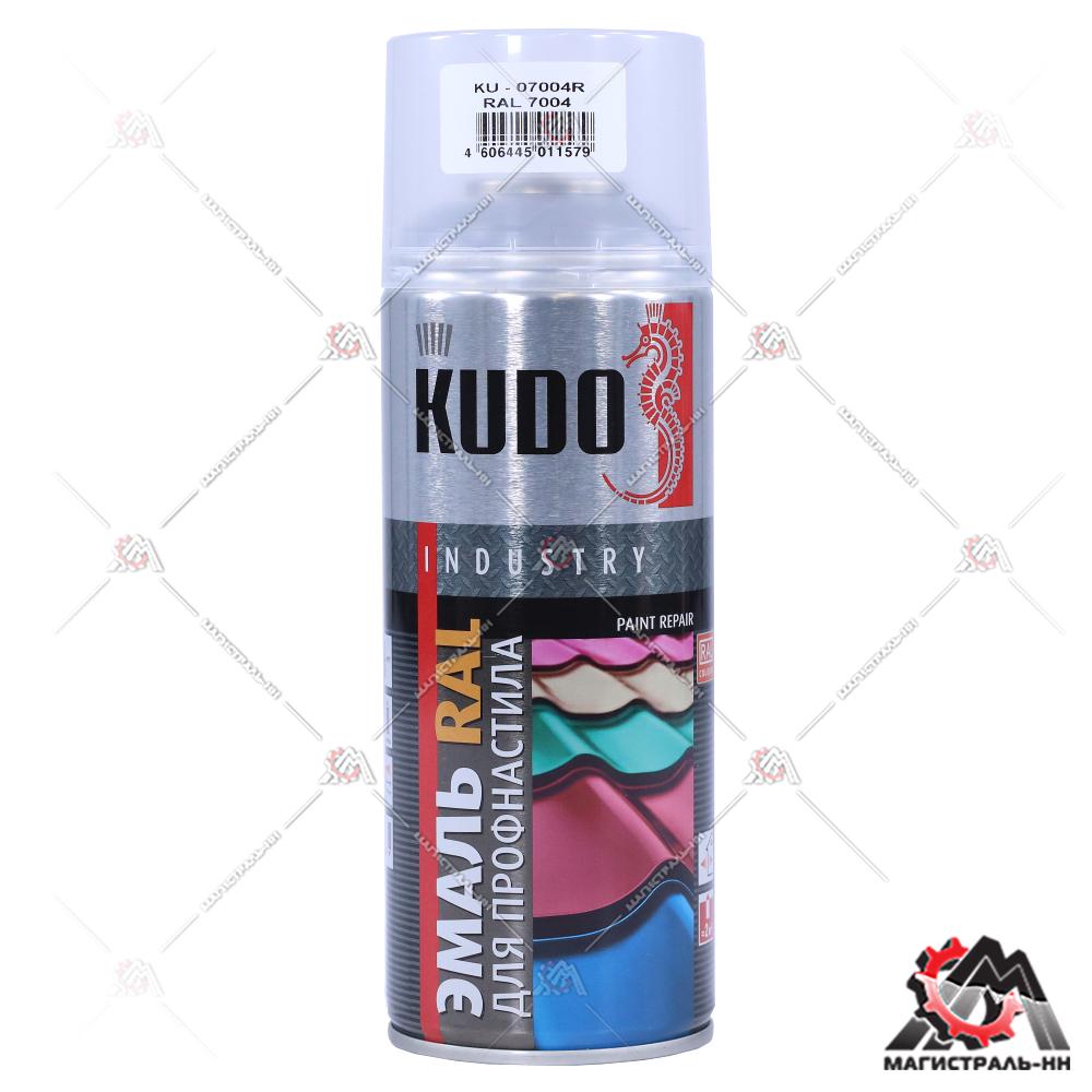 Эмаль для металлочерепицы RAL 7004 серый KUDO