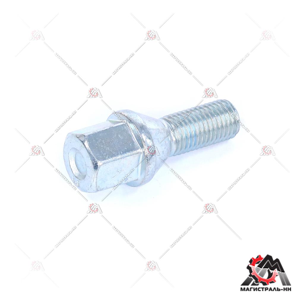 Болт колесный M12X1,50X24 Цинк Конус с выступом ключ 17 мм C17A24 V  (ВЕКТОР)