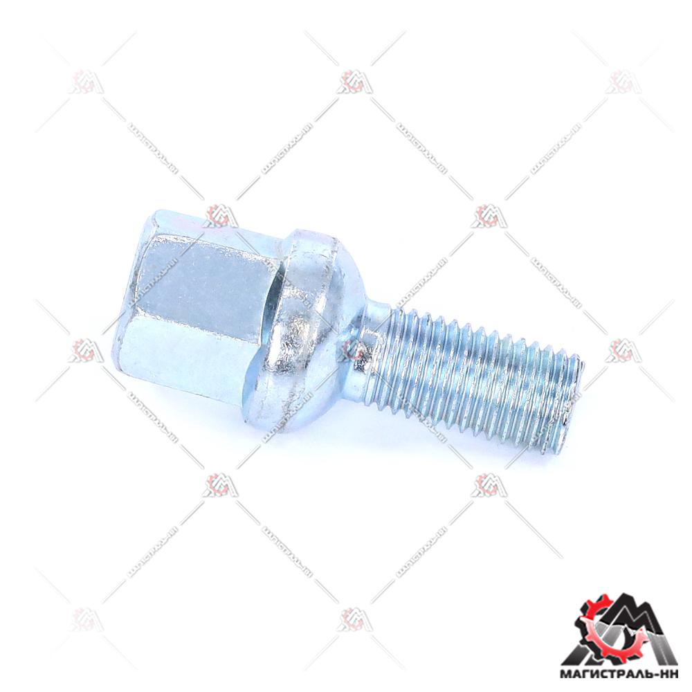 Болт колесный LS17A25 Z M12X1,50X25 Цинк Сфера с выступом, облегченный, ключ 17 мм (ВЕКТОР)