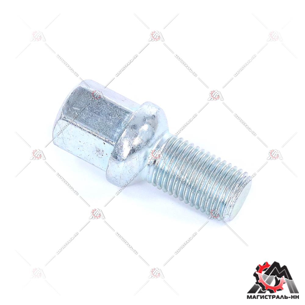 Болт колесный M14X1,50X24 Цинк Сфера с выступом ключ 17 мм S17D24 Z(ВЕКТОР)