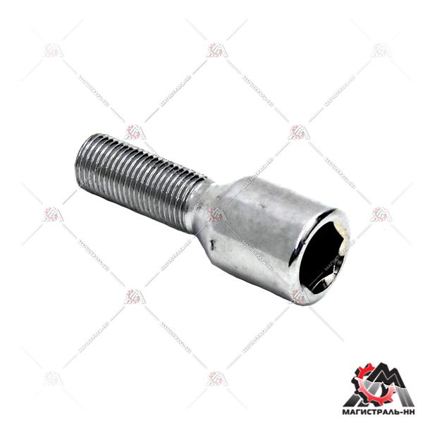 Болт колесный 272120 H VHE20B30 Cr M12X1,25X30 Хром Конус, Dголовы=20мм (ВЕКТОР)