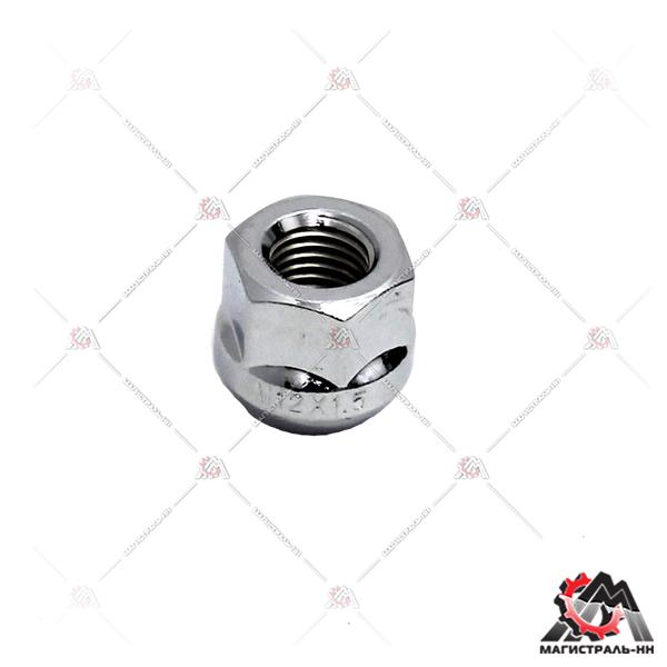 Гайка колесная 400145 B Cr D14R Cr M12X1,50 Хром высота 20 мм Сфера с выступ.кл.19мм R=12мм (ВЕКТОР)