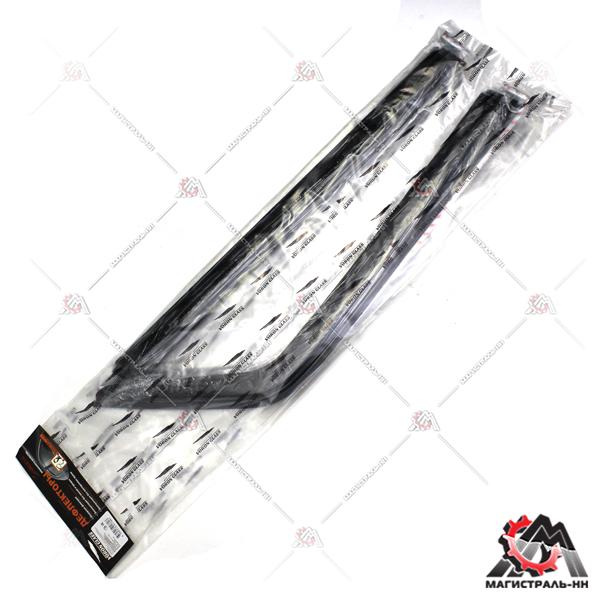 Дефлекторы боковых стекол ВАЗ-2104 (кт. 4 шт) (накладные) VORON GLASS