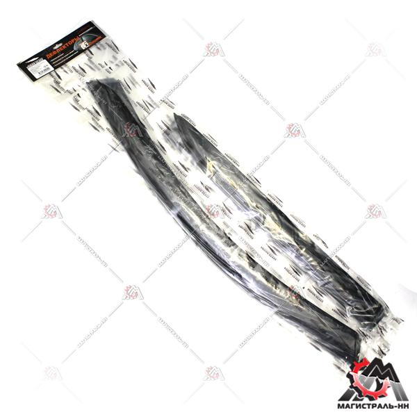 Дефлекторы боковых стекол Renault Logan II  2014-> (кт. 4 шт) (накладные) VORON GLASS