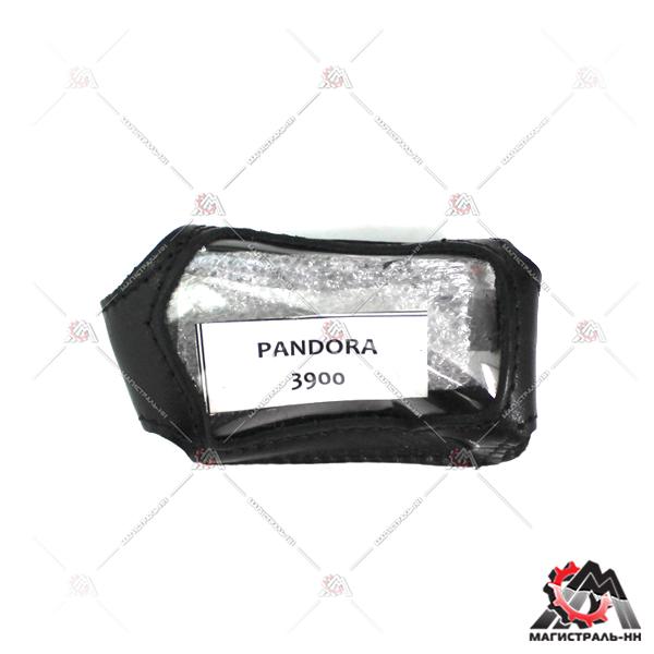 Чехол брелка а/сигнализации черный (кожа,кобура) PANDORA 3900 DeLux
