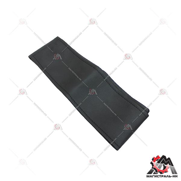 Оплётка руля LORD на шнурке, гладк.экокожа (черная) XL