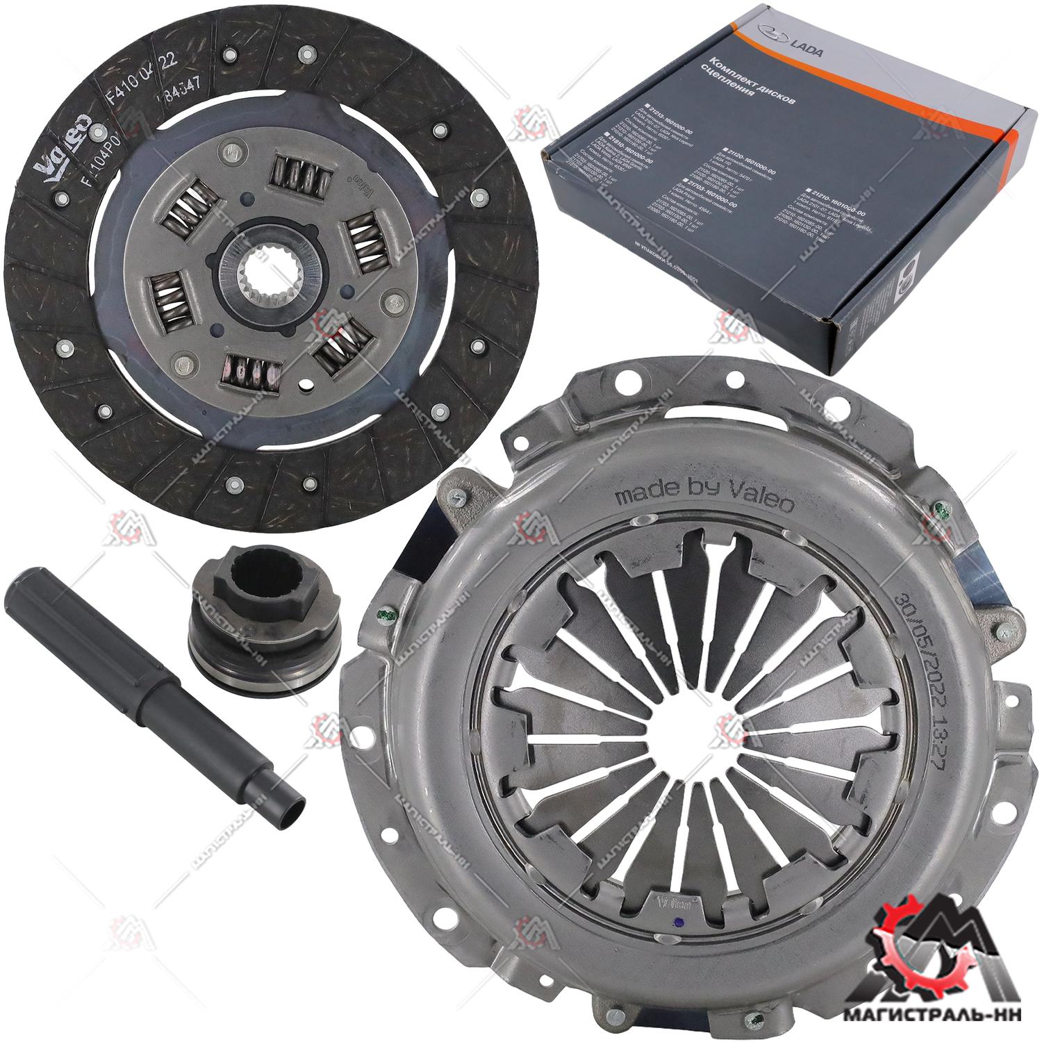 Пакет сцепления (корзина, диск, подш.) ВАЗ-21213  дв.1,7 (фирм. упак. LADA)