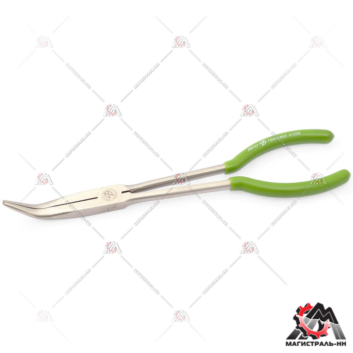 Плоскогубцы удлиненные загнутые 300 мм на холдере  ДТ