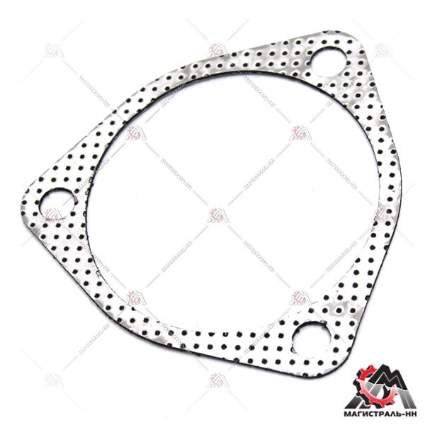 Прокладка катализатора Matiz, Aveo, Spark металлическая (Квадратис)