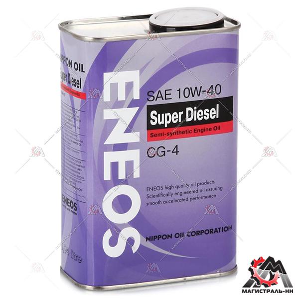 Масло ENEOS моторное 10w40 Super Diesel CG-4 0,94л (полусинтетика)