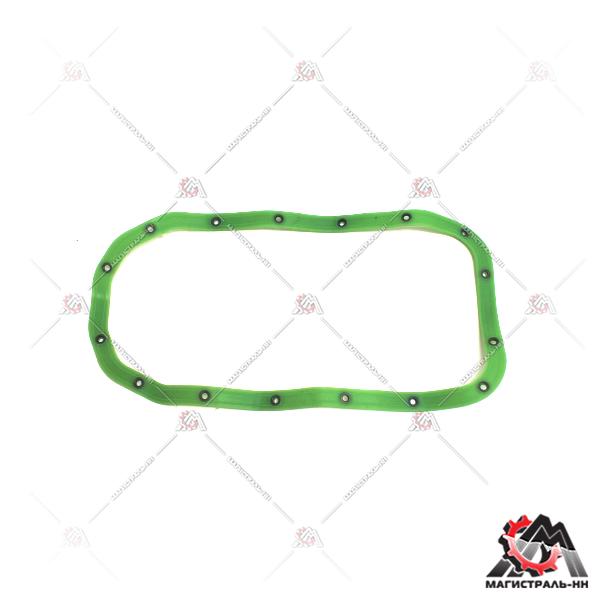 Прокладка поддона ВАЗ-2108-99,2110-12 с металл. шайбами зеленый силикон ПТП