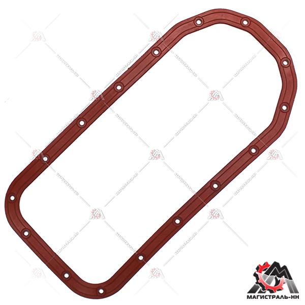 Прокладка поддона ВАЗ-2108-99,2110-12 с металл. шайбами красный силикон ПТП