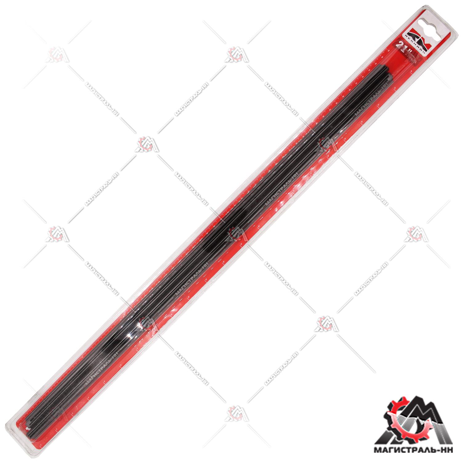 Лента стеклоочистителя 530 mm (силикон) кт 2 шт. "RedMark"