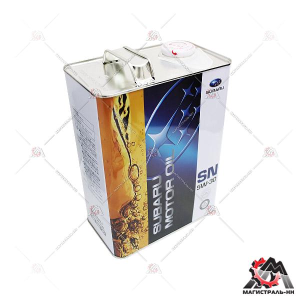 Масло SUBARU моторное SN 5W30 4л (Япония) (синтетическое)