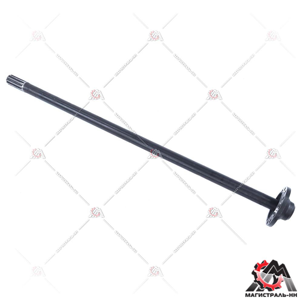 Полуось заднего моста левая УАЗ-452, 3303, 469 (длинная) L=875 мм Riginal