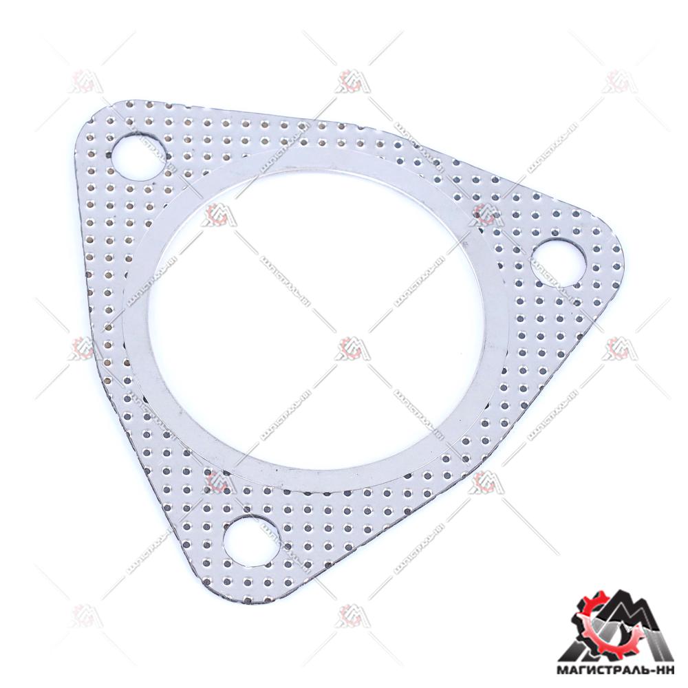 Прокладка выпускного коллектора (фланца) ЯМЗ-7511, 238Д, 238ДЕ металлическая (РК-103) (Квадратис)