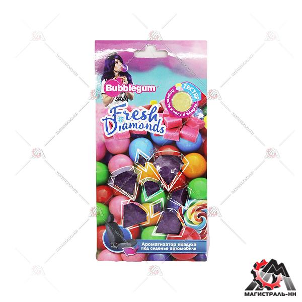 Ароматизатор FOUETTE "Fresh Diamonds" "Bubblegum" FD-7 под сиденье, гранулы (с пробником)