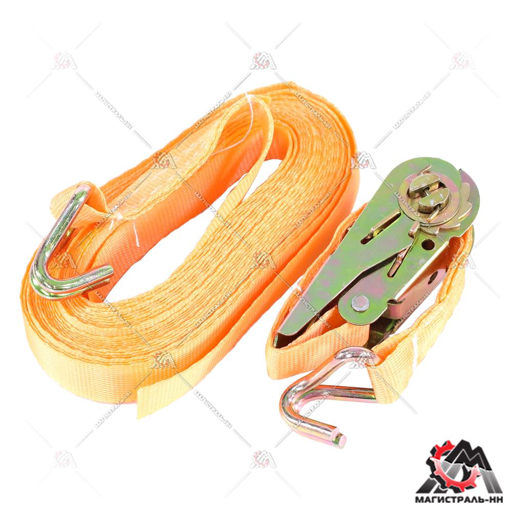 Ремень крепления груза ТОП АВТО, ширина ленты 25мм, 800/1600кг, 8м