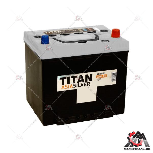 Аккумулятор 6СТ-70.0 TITAN Asia silver о.п. пуск.ток 600 А (230*171*221) клеммы азия