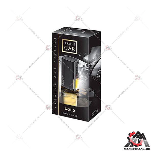 Ароматизатор Areon CAR box BLACK STYLE на дефлектор "Золото"