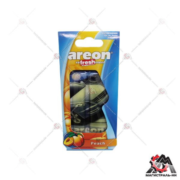 Ароматизатор Areon REFRESHMENT LIQUID подвесной гелевый  "Персик"