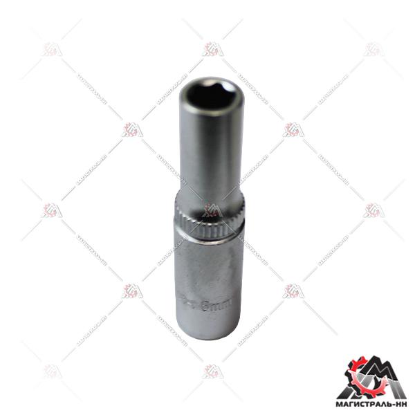 Головка торцевая удлиненная ¼”  6-гранная SuperLock 6 мм BERGER BG-14SD06