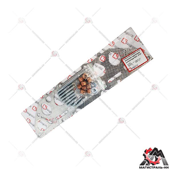 РК крепления коллектора ВАЗ-2123 (прокл. металл, перф., шпильки, гайки, шайбы) (Квадратис)