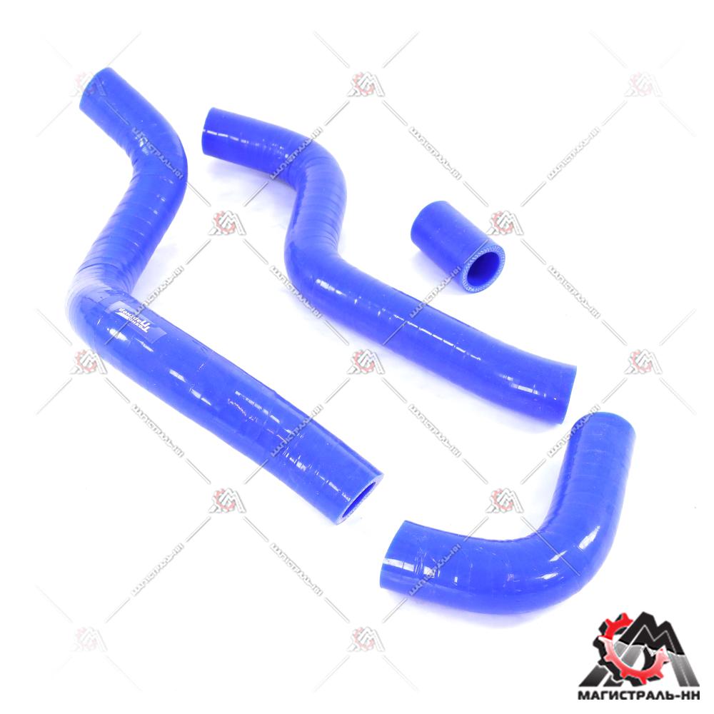 Патрубки радиатора ВАЗ-2112 (кт.4 шт.) силикон армированные (Технопартнер)