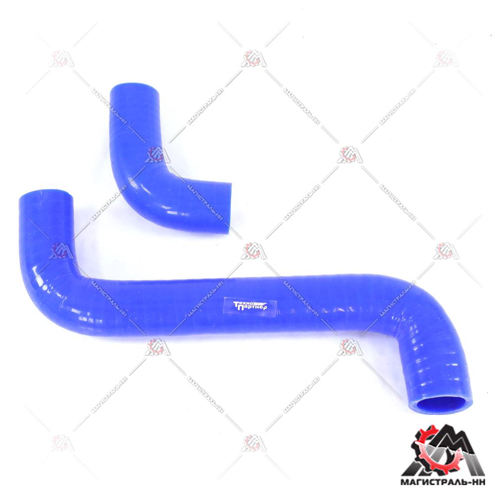 Патрубки радиатора Г-33106 дв.ISF 3.8 Cummins Е-3 (кт.2шт.) силикон армированные (Технопартнер)