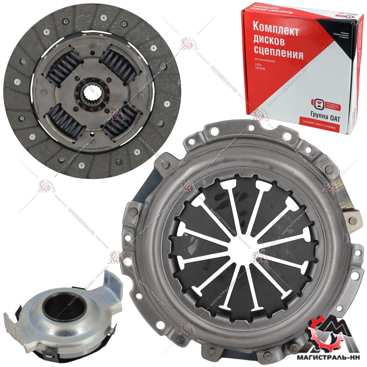 Пакет сцепления (корзина, диск,подш.) ВАЗ-2190,21703,1118-2 (для а/м без тросовой КПП)