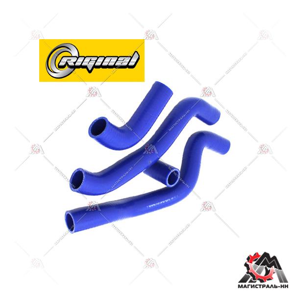 Патрубки радиатора ВАЗ-21082 (кт.4 шт.) силикон Riginal
