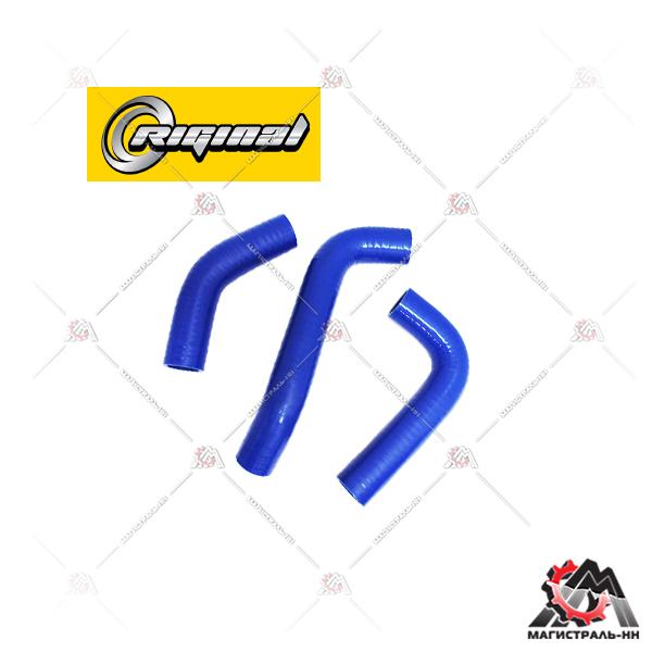 Патрубки радиатора Г-3302 дв.УМЗ 4216 Бизнес Евро-3 (кт.3 шт.) силикон Riginal