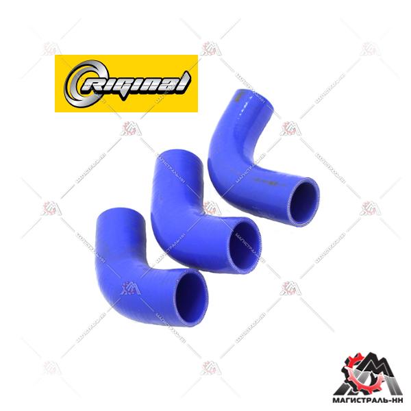Патрубки радиатора УАЗ дв.417,451,469 (90 л.с.) (кт.3 шт.) силикон Riginal