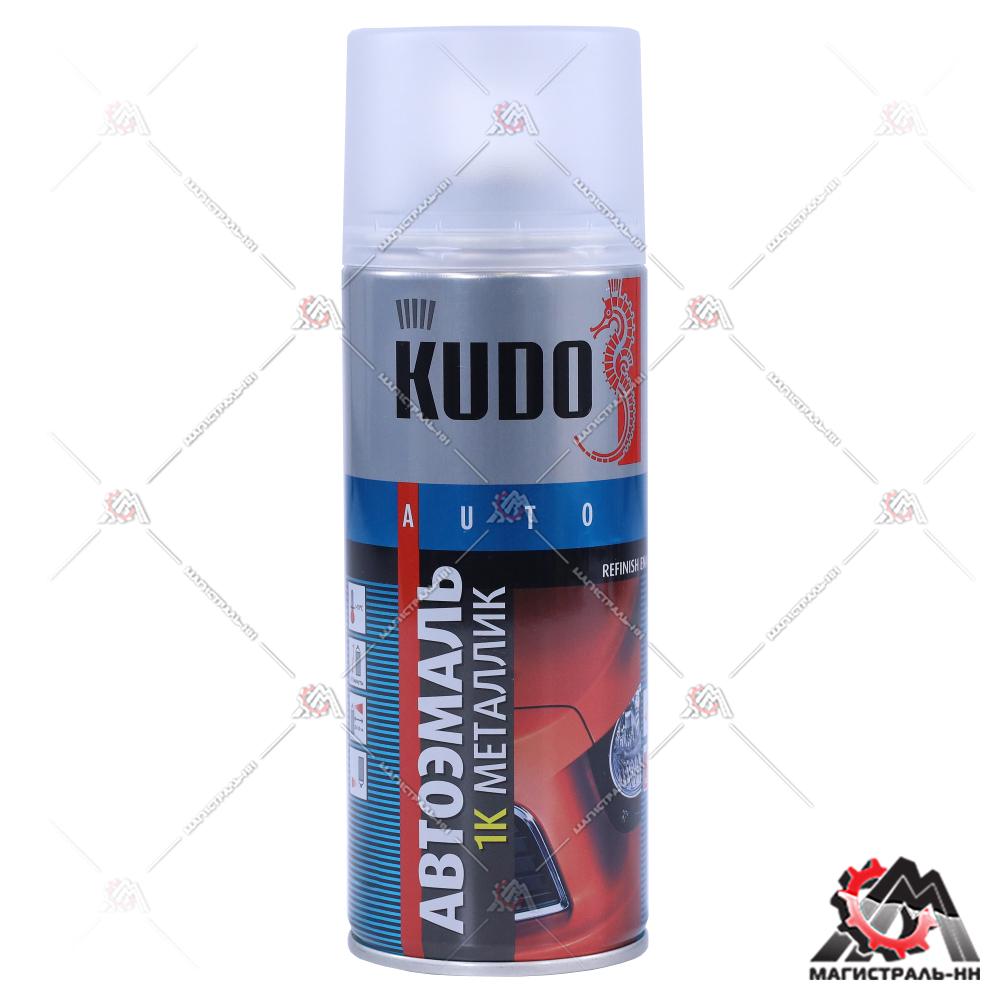 Краска автомобильная металлиз. аэрозоль "Черный шоколад 637" KUDO 520 мл