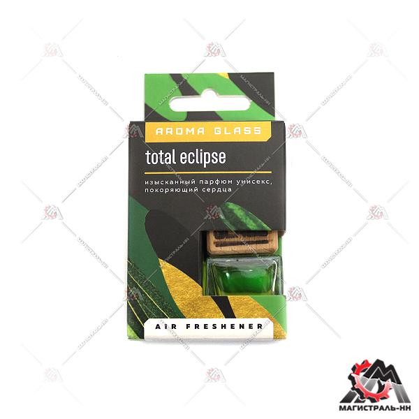 Ароматизатор FOUETTE "Aroma Glass" AG-01 "Total Eclipse" подвесной с деревянной крышкой
