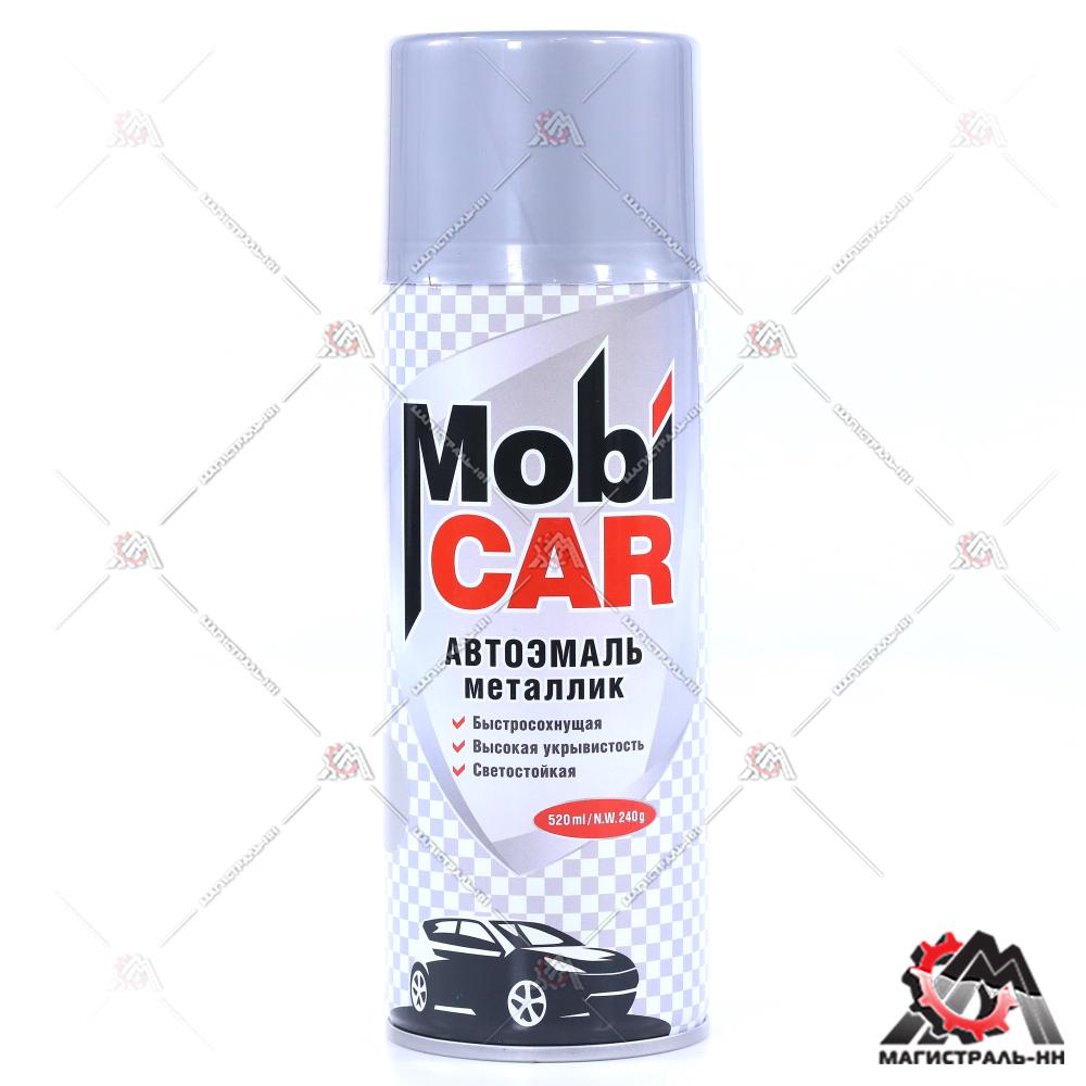 Краска автомобильная металлиз. аэрозоль  MobiCAR, 520 мл, буран