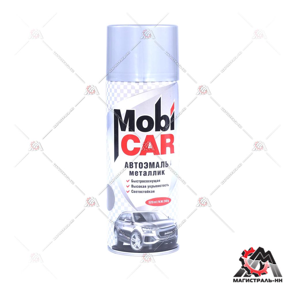 Краска автомобильная металлиз. аэрозоль  MobiCAR, 520 мл, 626 мокрый асфальт