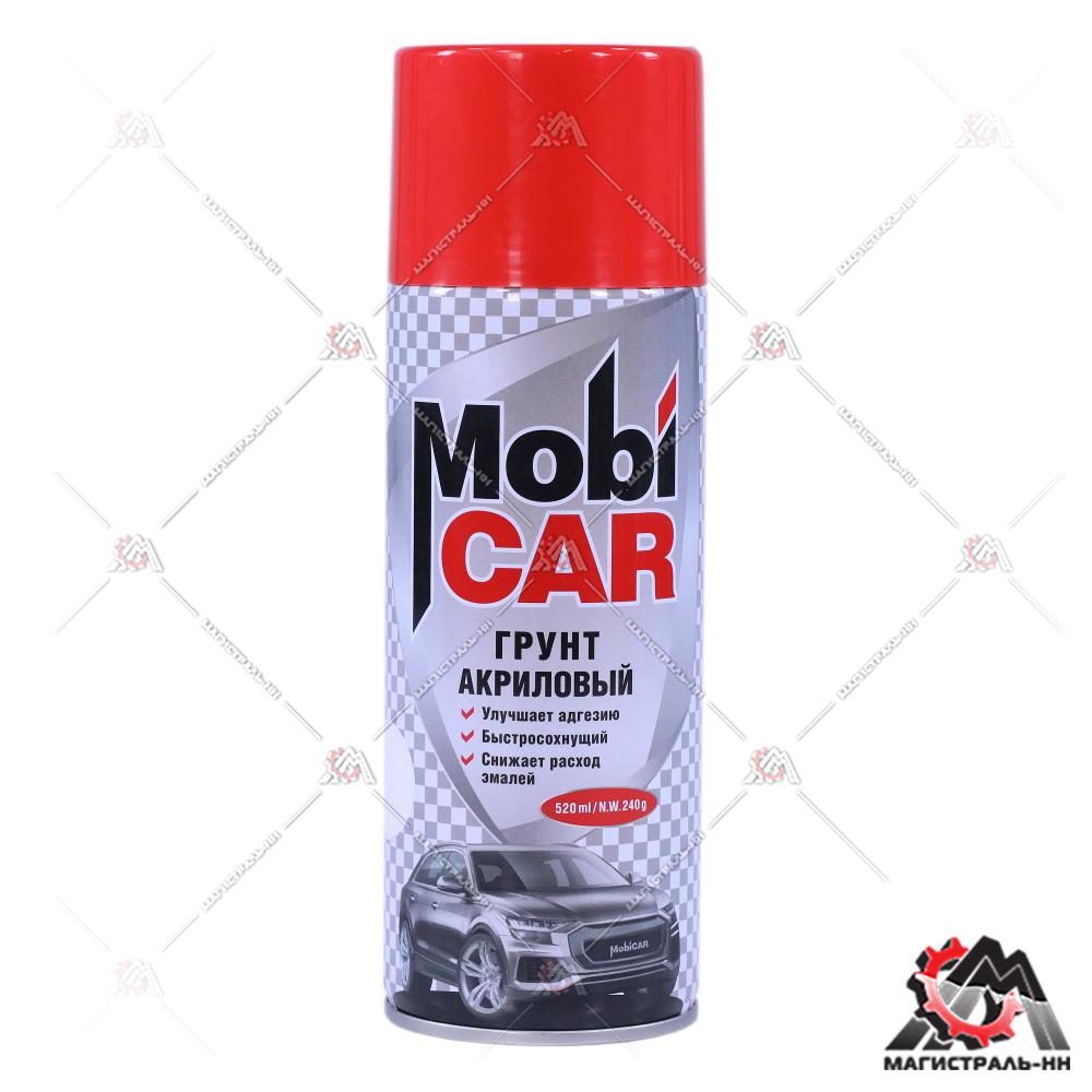 Грунт-эмаль акриловый MobiCAR, 520 мл, белый