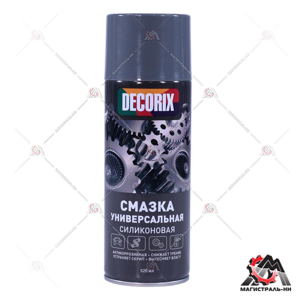 Смазка силиконовая универсальная DECORIX, 520 мл