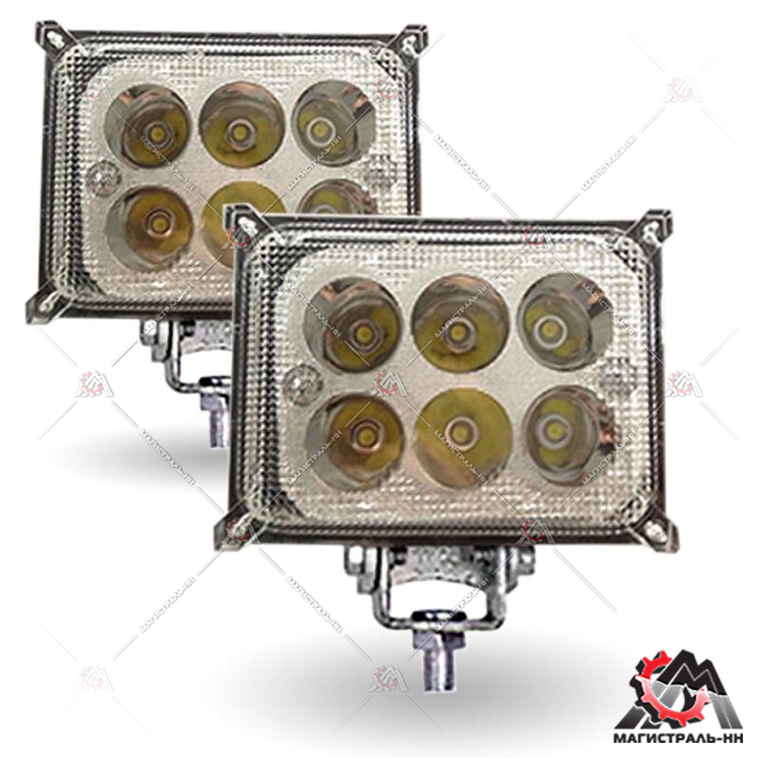 Фара светодиодная "OFF-Road" AVS Light FL-1174 (18W) серия "Basic"  (кт. 2 шт.)