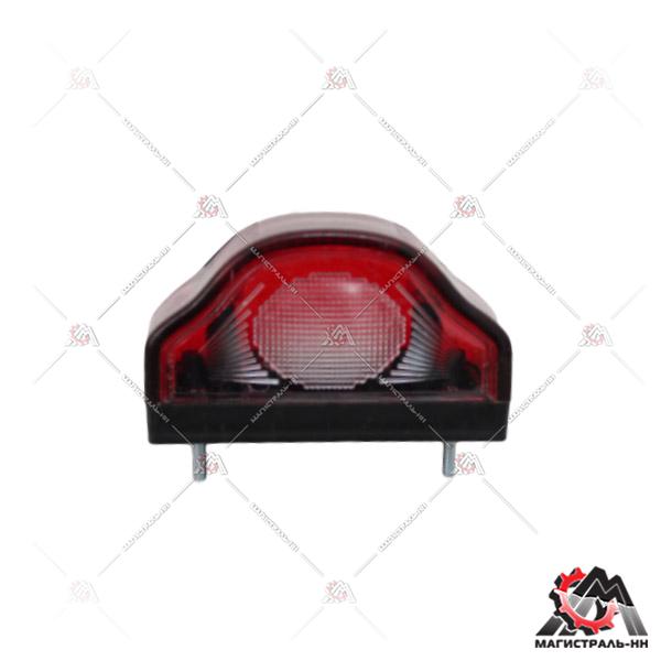 Фонарь подсветки номерного знака (аналог ПН2-0102) красный, диод 2332LED-R