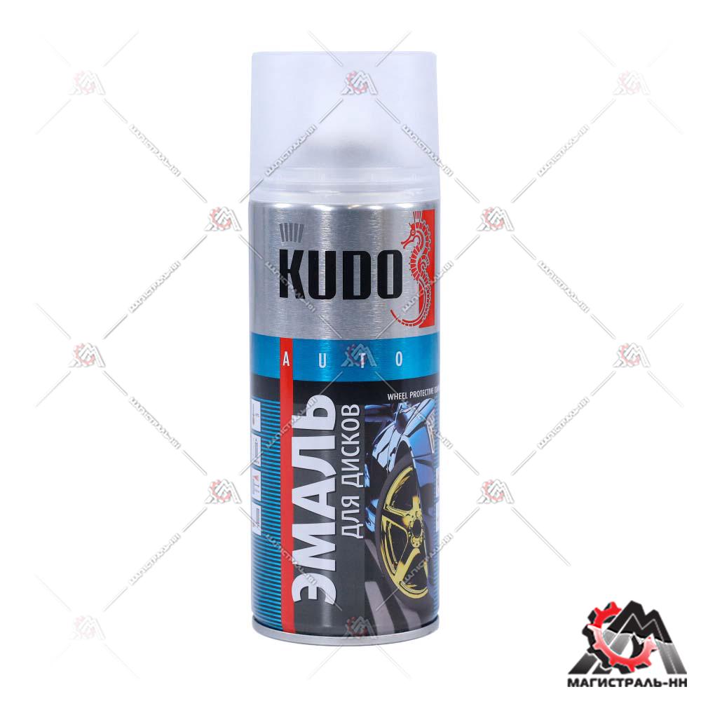 Эмаль для дисков чёрная матовая 520 мл KUDO
